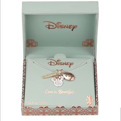 Brand New.!!! In Original Box Beautiful Necklace Perfect For That Disney Lover Product Description Features: In A Gift Box Character: Minnie Mouse Jewelry Closure: Spring Ring Clasp Link Construction: Solid Stone: Crystal Stone Cut: Round Stone Millimeter Measurement: 1.3 Mm Width Metal Color: Tri Tone Chain Length: 18 Inch Chain Width: 1.5 Millimeters Pendant Length: 22.5mm Pendant Width: 27.5mm Metal: Pure Silver Over Brass Care: Wipe Clean Stone Type: 1 Crystal No Returns Disney Jewelry For Valentine's Day Gift, Disney Jewelry For Mother's Day Gift, Disney Style Jewelry For Mother's Day Gift, Disney Style Jewelry For Valentine's Day Gift, Disney Personalized Necklaces For Gifts, Box Character, Mouse Jewelry, Rose Gold Jewelry Set, Vintage Disney Princess