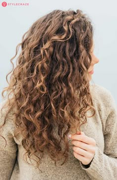 Curly Balayage Hair, Trendy We Fryzurach, Permanent Waves, Highlights Curly, Hair 2018, Curly Hair Women, Winter Hair, Hair Envy