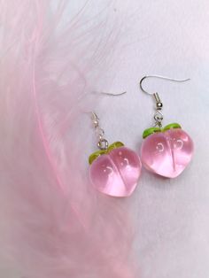 Peach earrings. They are cute kawaii peaches. Peach Earrings, Pink Princess, Cute Kawaii, Peaches, Jewelry Earrings Dangle, Etsy Earrings, Dangle Drop Earrings, Dangle Earrings, Jewelry Earrings