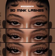 35+ Eyelashes CC for an Attractive Look in the Sims 4! 6 Black Sims 4 Cc Eyelashes, Sims 4 Mink Lashes Cc, Body Presets, Ts4 Makeup, Urban Makeup, Cc Makeup, Female Sims, Cc Shopping