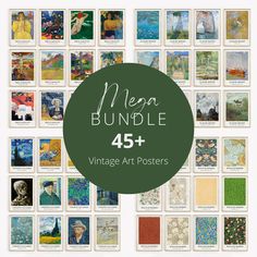 the mega bundle for vintage art posters