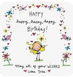 Cute Happy Birthday Quotes, Cute Happy Birthday Wishes, Ballet Design, Cute Birthday Wishes, Juicy Lucy, Stick People, Cute Happy Birthday, Happy Birthday Wishes Images, Happy Birthday Wishes Cards