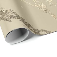 an abstract beige and gold wallpaper with trees on it's sides, in the middle