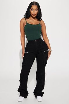 Fashion Nova Womens Black City Streets High Rise Cargo Baggy Jeans Pockets Sz 11 New with tags /size chart included in the pictures Product Details • Available In Black And Ivory. • Cargo Jeans • 11" High Rise • Cargo Pockets • D Ring Hardware • 32" Inseam • Medium Stretch • Disclaimer: Due To The Specialized Wash Process, Each Garment Is Unique. • 70% Cotton 28% Polyester 2% Spandex • Imported Jean Pockets, Sweater Jumpsuit, Curve Dresses, Cargo Jeans, Mens Activewear, Matching Dresses, City Streets, D Ring, Straight Jeans