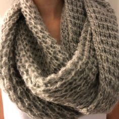 Never Worn. Casual One-size Infinity Scarf, Casual Infinity Scarf, Casual Soft Knit Infinity Scarf, Infinity Scarf, Aeropostale, Scarf Wrap, Scarf Accessory, Women Accessories, Grey