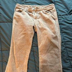 One Size Brown Brandy/ J Galt Cord Pants Really F’ing Right On The Butt Never Worn By Me Perfect Condition Casual Mid-rise Corduroy Bottoms, Casual Mid-rise Corduroy Jeans, Casual Corduroy Pants With Five Pockets, Cord Pants, Brandy Melville Pants, Cords Pants, Jumpsuit Trousers, Pants Color, Corduroy Pants