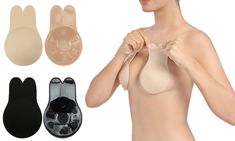 Invisible Sticky Bra, Reusable Lift up Nipple Covers,Strapless Backless Bra Strapless Backless Bra, Pretty Bras, Sticky Bra, Backless Bra, Ribbon Slides, Things To Do, Bra