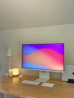 aesthetic desk setup |Samsung m8 monitor Samsung Desktop Computer, Samsung M8 Monitor Set Up, Samsung Monitor Setup, Samsung Monitor Aesthetic, Samsung Computer Monitor, Pc Monitor Aesthetic, Samsung M8 Monitor Pink, Apple Monitor Setup, Apple Desktop Setup