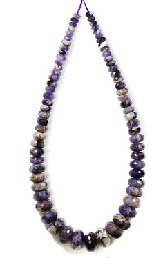 Lovely Bead Graduated 7x18mm Amethyst Rondelle Strands (16 Inches Long) Purple Rondelle Gemstone Beads, Purple Rondelle Gemstone Beaded Necklaces, Purple Rondelle Beaded Necklace With Faceted Beads, Purple Rondelle Gemstone Bead Necklaces, Purple Gemstone Rondelle Beaded Necklaces, Purple Hand-strung Necklaces, Purple Oval Faceted Bead Necklaces, Purple Necklaces With Faceted Oval Beads, Purple Oval Beaded Necklace