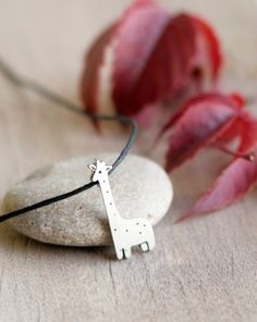 "Thank you for visiting my store. Cute giraffe pendant made of sterling silver. He has long,long neck and cute small horns. The little giraffe is 20mm/0,79 inches tall and 10мм/0,39 inches wide. Purchase will arrive to you with a black cotton thread. You can order the pendant with a cable chain. And you can choose the length of the chain by yourself to make this set perfect. Lovely pendant could be nice gift for someone special. Chain option: 40 cm / 16 inches, 45cm / 18 inches, 50cm / 20 inches Giraffe Necklace, Animal Necklace, Cute Giraffe, Long Neck, Pet Necklace, Be Nice, Slovakia, Woodland Animals, Cotton Thread