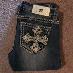 Never Worn, Nwot 34 Inch Inseam Miss Me Pants, Miss Me Jeans, Miss Me, Jeans And Boots, Boot Cut, Black And Brown, Jeans Size, Women Jeans, Boots