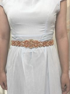 Bridal Belt Rose Gold Wedding Belt Rhinestone Bridesmaid Belt Wedding Sash Belt Pearl Rose Gold Brid Glamorous Embellished Bridal Belt For Wedding, Glamorous Wedding Bridal Belt With Crystals, Elegant Rhinestone Bridal Belt For Bridesmaids, Elegant Embellished Bridal Belt For Party, Elegant Rhinestone Bridal Belt For Party, Elegant Silver Bridal Belt For Prom, Elegant Bridal Belt For Bridesmaid, Elegant Evening Bridal Belt With Embroidery, Glamorous Bridal Belt With Rhinestones For Party