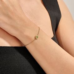 Discover the exquisite Halo Disc Emerald Solitaire Bracelet, featuring a small genuine gemstone. Crafted in 14k Solid Gold, this cable chain bracelet is a perfect single stone accessory for women. 𝐈𝐭𝐞𝐦 𝐃𝐞𝐭𝐚𝐢𝐥𝐬 * Gold KT: 14KT  * Custom Gold Color: Yellow Gold  * Width 7.25mm x 10.25 mm 𝐆𝐞𝐦𝐬𝐭𝐨𝐧𝐞 𝐃𝐞𝐭𝐚𝐢𝐥𝐬 * Main Gemstone: Emerald * Total Ctw: 0.06 Ctw ▶ Want to find out more 𝐛𝐫𝐚𝐜𝐞𝐥𝐞𝐭𝐬? https://etsy.me/3wt3nc6 ▶ Want to find out more? See our storefront here https: Yellow Gold Bracelet With May Birthstone Gemstone, Yellow Gold Birthstone Chain Bracelet, Yellow Gold Emerald Bracelet For Formal Occasions, Yellow Gold Bracelets For May Birthstone, Yellow Gold Jubilee Bracelet With May Birthstone, Yellow Gold Jubilee Bracelet, May Birthstone, Yellow Gold Jubilee Bracelet For May Birthstone, Formal Yellow Gold Bracelet With May Birthstone, Formal Yellow Gold Bracelets For May Birthstone