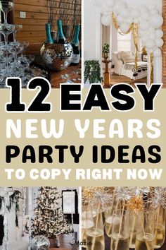 12 easy new years party ideas to copy right now