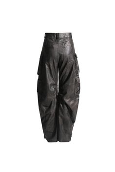 These Chilli Cargo Pants bring modern style to a classic staple for a unique look. Crafted from vintage-wash vegan leather, these pants feature oversized pockets for a stylish, contemporary touch. Perfect for the fashion-forward. ESTIMATED SHIP DATE 1/30. Measurements guide: S, waist 26.5 inches, hips 39 inches, length 42 inches M, waist 28 inches, hips 40.5 inches, length 42.5 inches L, waist 29.5 inches, hips 42.5 inches, length 42.5 inches XL, waist 31 inches, hips 44 inches, length 43 inches Leather Trousers For Fall Streetwear, Leather Trousers For Streetwear In Fall, Edgy Straight Leg Leather Pants With Pockets, Fall Leather Trousers For Streetwear, Fall Season Leather Trousers For Streetwear, Chic Full Length Leather Pants With Pockets, Chic Full-length Leather Pants With Pockets, Full Length Leather Pants With Pockets, Edgy Bottoms With Multiple Pockets For Fall