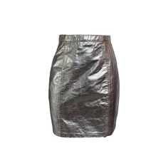 Details: Brand: L & U Fashions Era: 1980s Material: Genuine Leather Color: Silver Metallic Condition - Very Good Zip & Snap Closure At Back High Waisted Measurements: Waist: 25" Hips: 34" Length: About 18" Marked A Size 5/6, Fits Like A Size 25 / Xs/S. (Taken Flat + Doubled For Bust, Waist, Hip; Stretched Measurements Included When Applicable) All Sales Are Final. Please Check The Measurements And Email Us If You Have Any Questions! Silver Leather Skirt, Skirts Vintage, Vintage Skirt, Skirt Fashion, Vintage Silver, Snap Closure, Silver Fashion, Leather Skirt, Metallic Silver