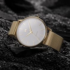 Boulevard Collection — Century Gold Men's Watch | MVMT Gold Minimalist Watch For Everyday, Gold Minimalist Watch For Everyday Use, Gold Minimalist Everyday Watch, Everyday Gold Minimalist Watch, Minimalist Gold Watches, Minimalist Gold Watch With Metal Dial, Gold Minimalist Watch With Metal Dial, Gold Minimalist Watch Accessories For Everyday, Gold Minimalist Analog Watch Accessories