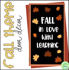 an image of fall in love with learning