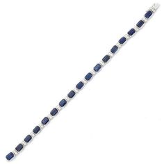 Blue Sapphire and Diamond bracelet in 18K Gold. It has a perfect octagon cut gemstone to make you stand out on any occasion or an event. A tennis bracelet is an essential piece of jewelry when it comes to your wedding day. The sleek and elegant style complements the attire beautifully, whether it's the bride wearing it herself, or as a gift to her bridesmaids to wear on the D’day.  Bracelets are worn to enhance the look. Women love to look good. It is common to see a woman rocking a lovely gold bracelet on her wrist. A gold gemstone bracelet is the ultimate statement piece for every stylish woman.  PRODUCT DETAILS :-  > Material - 18K Solid White Gold > Gemstone - Blue Sapphire  > Stone Weight - 17.85 ct > Stone Shape - Octagon  > Stone Pcs - 17  > Stone Size - 7 x 5 mm > Diamond Weight - Classic Emerald Cut Gemstone Bracelets, Formal Octagon Bracelet In Fine Jewelry Style, Formal Octagon Shaped Fine Jewelry Bracelets, Formal Octagon-shaped Fine Jewelry Bracelets, Formal Octagon-shaped Fine Jewelry Bracelet, Elegant Octagon Diamond Bracelet For Formal Occasions, Formal Gemstone Bracelet With Baguette Cut, Baguette Cut Gemstone Bracelet For Formal Occasions, Formal Baguette Cut Gemstone Bracelet