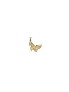 Add a touch of whimsy to your jewelry collection with our Butterfly Charm. Crafted in stunning gold, this playful accessory will add a touch of magic to any outfit. Flutter into style with this unique and eye-catching charm. Dainty Gold-plated Jewelry With Butterfly Charm, Gold Butterfly Charm Necklace, Gold Dangle Butterfly Charm Jewelry, Delicate Gold-plated Jewelry With Butterfly Charm, Yellow Gold Butterfly Charm Jewelry, Trucker Hat Fashion, Heel Slippers, Bar Bracelets, Tee Outfit