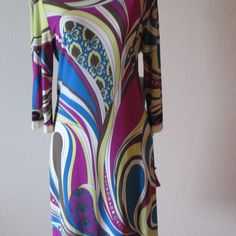 Ali Ro Dress -Colorful Print,. Long Sleeve. Super Stretchy! Elegant Stretch Multicolor Mini Dress, Elegant Multicolor Stretch Mini Dress, Multicolor Long Sleeve Stretch Dress, Elegant Multicolor Abstract Print Dress, Multicolor Stretch A-line Dress, Spring Multicolor Print Stretch Dress, Fitted Multicolor Vibrant Midi Dress, Fitted Multicolor Patterned Midi Dress, Spring Stretch Multicolor Print Dress