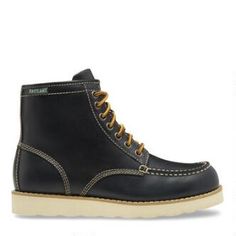 EastlandShoe.com | Casual Shoes for Women, Mens Shoes, Boots, Boat Shoes Black Casual Moc Toe Work Boots, Casual Black Moc Toe Work Boots, Casual High Ankle Work Boots With Vibram Sole, Casual Work Boots With Vibram Sole For Winter, Casual Work Boots With Reinforced Heel And Round Toe, Casual Work Boots With Reinforced Heel, Fitted Work Boots With Reinforced Round Toe, Fitted Work Boots With Reinforced Toe, Casual Boots With Rubber Round Toe Cap