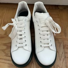 Nwt In Box, Mens Size 43.5 Sneakers, White With Forest Green Sole. Smoke Free, Pet Free Home. White Lace-up Platform Sneakers With Leather Sole, White Low-top Platform Sneakers With Leather Sole, Alexander Mcqueen Sneakers Black, Alexander Mcqueen Men Sneakers, Shoes Alexander Mcqueen, Alexander Mcqueen Oversized Sneaker, Alexander Mcqueen White, Black Alexander Mcqueen, Alexander Mcqueen Sneakers