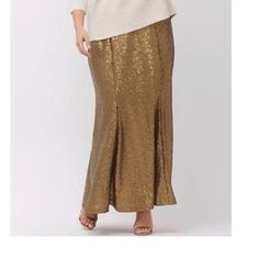 Nwt Long Maxi Style Gold Sequin Skirt From Lane Bryant. Size 16. Absolutely Pristine. Heavy Lining With A Luxurious Feel. This Is A Pull On Skirt. The Fabric Is Thick. Tags: Formal Wedding Sequin Glitter Glamour Nordstrom Bloomingdale's Saks Plus Size Womens Cocktail Elegant Lined Gold Skirt, Gold Formal Skirt, Gold Flowy Long Skirt, Fitted Gold Long Skirt, Gold Long Skirt For Formal Occasions, Gold Lined Skirt, Elegant Full Skirt In Gold, Gold Lined Pencil Skirt, Elegant Gold Full Skirt