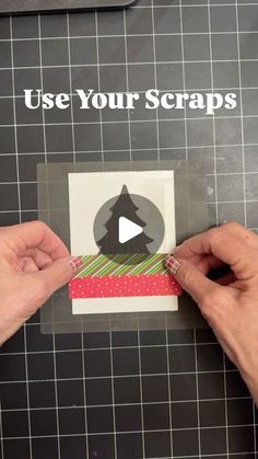 Creative Moments By G | Crafting Enthusiasts on Instagram: "Using scraps To Bring Cheer 🎄"