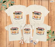 Family Thanksgiving 2024 Shirt, Custom Family Name Tee, Matching Family, Turkey Day Tee, Thanksgiving Dinner, Thankful Gift, Family Reunion Important Notice: Please Read Before Placing an Order  Personalization Guidelines:  ● Use the personalization box only to specify design details as shown in the  product images.  ● We are not responsible for any customizations unless requested and approved  prior to placing your order.  Design Details:  ● All designs are created using the Direct to Film (DTF) printing process, which  transfers prints onto fabric or other substrates using a heat press.  How to Order:  1. Review all information provided before placing your order.  2. Select the shirt type and size from the dropdown menu.  3. Choose your preferred shirt color from the dropdown menu.  4. I Order Design, Thanksgiving Family, Thanks For The Gift, Turkey Day, Family Thanksgiving, Thanksgiving Shirt, Thanksgiving Shirts, Thanksgiving Dinner, Family Matching