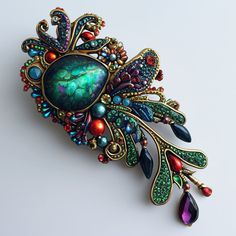 From whimsical designs to classic elegance, our handmade brooches cater to diverse tastes. Broches Jewelry, Luxury Handmade Gold Brooches, Luxury Traditional Handmade Brooches, Elegant Handmade Bronze Brooches, Jewelry Embroidery, Luxury Beaded Statement Brooches, Embroidery Beaded, Embroidery 3d, Luxury Unique Beaded Brooches