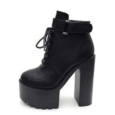 Best Techwear Boots are the perfect addition to any fashionista’s wardrobe! Featuring a black platform and sleek zipper design, these boots add an edge to any outfit. With ultra-plush high heels and comfortable lace up ankle fit, they provide the height and support you’re looking for, season after season. Whether you’re headed out for a night on the town or just need something durable and trendy in your everyday look, Best Techwear Boots has you covered. Plus, the beautiful finish ensures that y Winter High Ankle Platform Lace-up Boots, Trendy Lace-up Platform Boots With Zipper Closure, Black High Heel Lace-up Boots For Winter, Fall High Cut Faux Leather Heeled Boots, Fall High-cut Faux Leather Heeled Boots, Fall High-cut Heeled Boots With Chunky Platform, Fall High Cut Chunky Platform Heeled Boots, High Ankle Lace-up Boots For Night Out In Fall, Fall Chunky Platform High-cut Heeled Boots