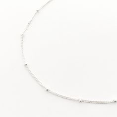 Add a touch of whimsy (and shine) to your wrist with our Jenna Satellite Chain Bracelet in silver. Made of sterling silver, this 6 1/2" chain features a 1 1/2" extender for the perfect fit. Perfect for adding a pop of fun to any outfit! Teachers Necklace, Sterling Silver Chain Necklace, Silver Chain Bracelet, Chain Anklet, Anklet Jewelry, Summer Look, Silver Chain Necklace, Delicate Necklace, The Gold