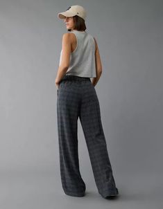 AE Stretch Poppy Trouser Trendy Wide Leg Pants For Elevated Casual Fall, Trendy Fall Wide Leg Pants For Elevated Casual Look, High Rise Wide Leg Pants With Relaxed Fit, Versatile Wide Leg Pants For Elevated Casual Fall Wear, Fall High-waisted Wide Leg Pants For Elevated Casual, Versatile Wide Leg High Waist Pants For Elevated Casual, Fitted Wide-leg Bottoms For Elevated Casual Occasions, Chic Wide Leg Pants For Elevated Casual Occasion, Trendy Full-length Wide Leg Pants For Business Casual