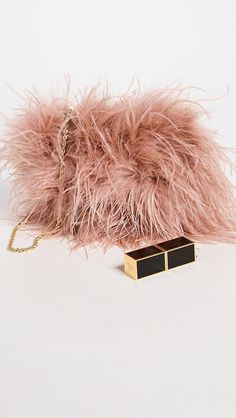 Loeffler Randall Mini Feather Pouch | Shopbop Luxury Formal Bags With Feathers, Luxury Formal Feathered Bags, Luxury Evening Bag With Feather Trim, Luxury Evening Bags With Feather Trim, Chic Formal Bags With Feather Trim, Chic Formal Bags With Feathers, Formal Chic Bags With Feathers, Chic Formal Feathered Bags, Chic Formal Feather Bags