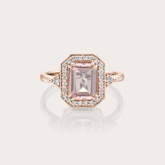 The Katerina ring is our show-stopping piece and has a large, pink Morganite stone in the center. Adorning the stone are 26 sparkling diamonds creating a halo effect around the stone. It’s a ring inspired by royalty and it's absolutely glamorous. **Due to the nature of the stone the color of the center stone may vary** All features can be customized! please contact us if you wish to make changes, we love making custom designs. All of our jewelry is carefully handmade in our atelier *HC diamond a Morganite Jewelry, Halo Effect, Letter Bracelet, Pink Morganite, Pendant Rings, Bracelet Collection, Single Earring, Girls Earrings, Diamond Bracelets