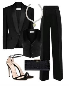 Suit Outfits For Women, Woman Suit, Fashionable Work Outfit, Woman Suit Fashion, Oscar Party, Women Art