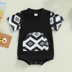 Aztec Bodysuit – Western Baby Clothes Western Onesies, Western Baby Girls, Kids Western Wear, Western Baby, Baby Snowsuit, Western Clothes, Western Apparel, Western Babies, Casual Bodysuit