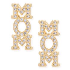 Mom Studs are the perfect way to show Mom how much you care. Crafted from the highest quality cubic zirconia, these studs provide a timeless look with a touch of sparkle. .5" inch Earrings are final sale Gold filled Cubic Zirconia Earrings For Mother's Day Anniversary, Gold Cubic Zirconia Earrings For Mother's Day, Cubic Zirconia Earrings For Anniversary And Mother's Day, Jewelry Cleaning Solution, Herringbone Necklace, Pearl Collection, Gold Filled Ring, Ring Sale, Gold Filled Earrings