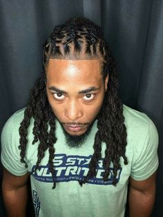 Male Dreadlock Hairstyles, Men Dreads, Men Locs, Male Braids, Dread Styles