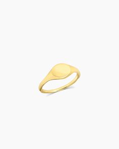 Bespoke Signet Ring (gold) – gorjana Flat Top Gold Ring, Modern Gold Jewelry Stamped 14k, Everyday 14k Stamped Open Ring Jewelry, Gold Stackable Initial Ring For Everyday, Timeless Gold Stackable Rings As Gift, Everyday Gold Stackable Initial Ring, Adjustable 14k Gold Initial Ring, 14k Gold Jewelry With Si Clarity For Promise, 14k Gold Open Ring Jewelry For Promise