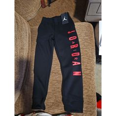 New Sz Sm Nike Air Jordan Fleece Boys Jogger Pants Black Red . Condition Is New With Tags. Shipped With Usps Ground Advantage. Jordan Fleece, Boys Jogger Pants, Boys Joggers, Nike Bottoms, Kids Nike, Pants Black, Kids Bottoms, Nike Air Jordan, Jogger Pants