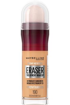 Instant Age Rewind Eraser Treatment Makeup - Maybelline Best Medium Coverage Foundation, Best Foundation For Combination Skin, Foundations For Dry Skin, Maybelline Eraser, Best Foundation For Dry Skin, Best Concealers, Best Foundation Makeup, Maybelline Foundation, Foundation For Dry Skin