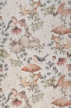 Papel de parede Elsa branco creme | Papel de parede dos anos 70 Barn Rum, Painter And Decorator, Neutral Wallpaper, Nursery Room Inspiration, Wallpaper Direct, Wallpaper Calculator, Nursery Inspiration, Animal Wallpaper, Green Wallpaper