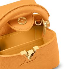 LOUIS VUITTON® - Capucines Mini - Ocher Louis Vuitton Capucines Mini, Capucines Mini, Louis Vuitton Capucines, Louis Vuitton Official Website, Mini Collection, Dana Point, Mini Handbag, Louis Vuitton Official, Mini Handbags