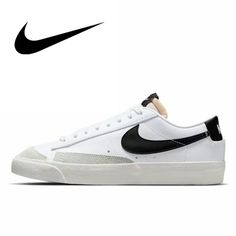 Nike Blazer Low 77 Men Woman Casual Skateboard Shoe Classics Genuine Leather Non-slip Comfortable Nike Blazer Low 77, Nike Blazer Low, Basket Sport, Blazer Low, Nike Blazer, Casual Flats, Sport Sneakers, Lace Up Shoes, Types Of Shoes