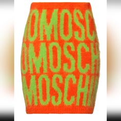 Cashmere Moschino Mini Pencil Skirt. Black Polka Dot Skirt, White Denim Skirt, Moschino Couture, Velvet Mini Skirt, Orange Skirt, Moschino Cheap And Chic, Chic Skirts, Wool Mini Skirt, Mini Pencil Skirt