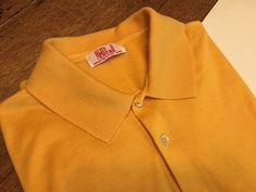 RARE VTG ARNAK COTTON N. PEAL S/S POLO SHIRT MEN S SLIM FIT MADE ITALY Fitted Polo Collar Shirt For Semi-formal Occasions, Fitted Yellow Polo Shirt For Summer, Formal Summer Collared Polo Shirt, Formal Summer Polo Shirt, Summer Formal Polo Shirt With Polo Collar, Formal Summer Polo Shirt With Polo Collar, Formal Summer Polo Shirt With Collar, Formal Fitted Polo Shirt With Spread Collar, Vintage Fitted Polo Shirt