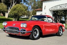 This 1959 Chevrolet Corvette was purchased by the current owner in 1986, and a refurbishment in the early 1990s included repainting the body in red as well as installing a 383ci V8. A Tremec five-speed manual transmission was installed in 2021 along with a replacement starter, fuel pump, ignition components, shocks, springs, and 15" American Racing wheels with BFGoodrich tires. Additional equipment includes a 4.11:1 positraction differential, a cassette stereo unit, and a dual exhaust system ...