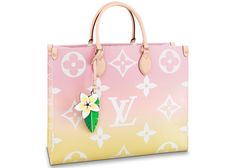 Buy and sell authentic handbags on StockX including the Louis Vuitton Onthego Gradient Pastel GM Light Pink and thousands of other handbags with resale price data. Louis Vuitton Onthego, Trendy Purses, Luxury Purses, Leather Flowers, Pretty Bags, Cute Bags, Canvas Shoulder Bag, Vuitton Bag, Vuitton Handbags